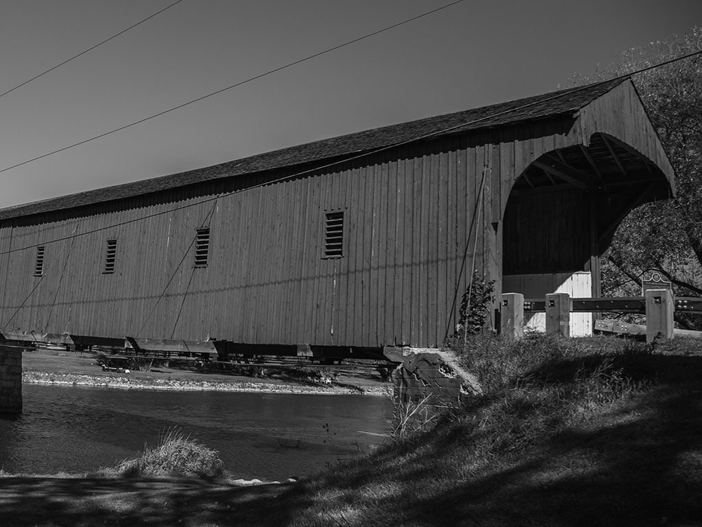 West Montrose covered bridge (Kissing Bridge), Waterloo, Ontario, Canada